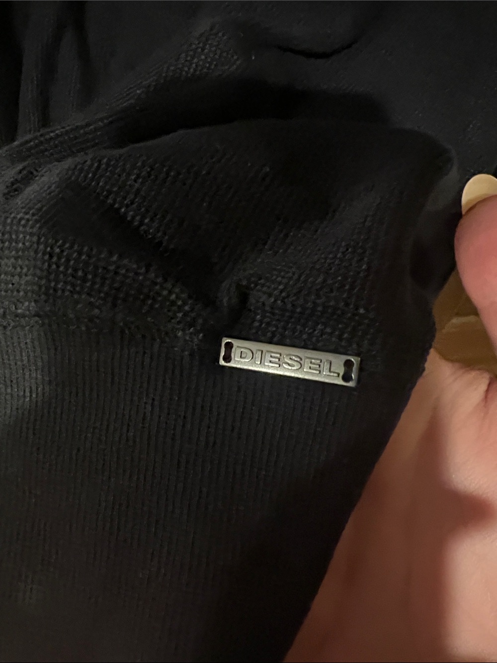 Diesel Black Logo Crewneck Sweatshirt - Picture 5 of 5
